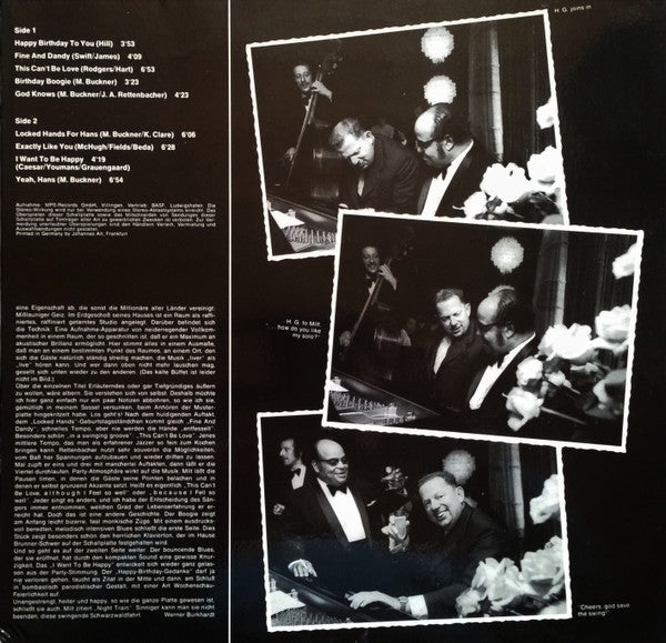 Milt Buckner : Birthday Party For H.G.B.S. (LP, Album, Gat)