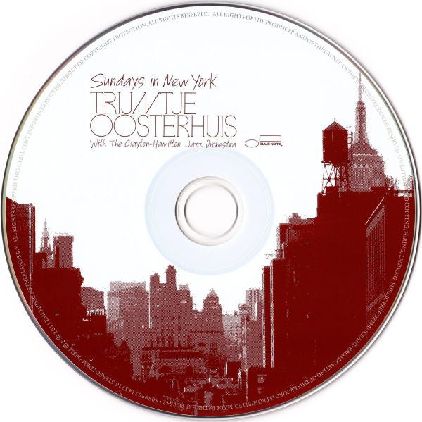 Trijntje Oosterhuis With The Clayton-Hamilton Jazz Orchestra : Sundays In New York (CD, Album, Dig)