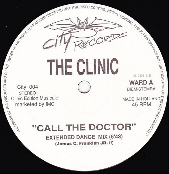The Clinic (2) : Call The Doctor (12")