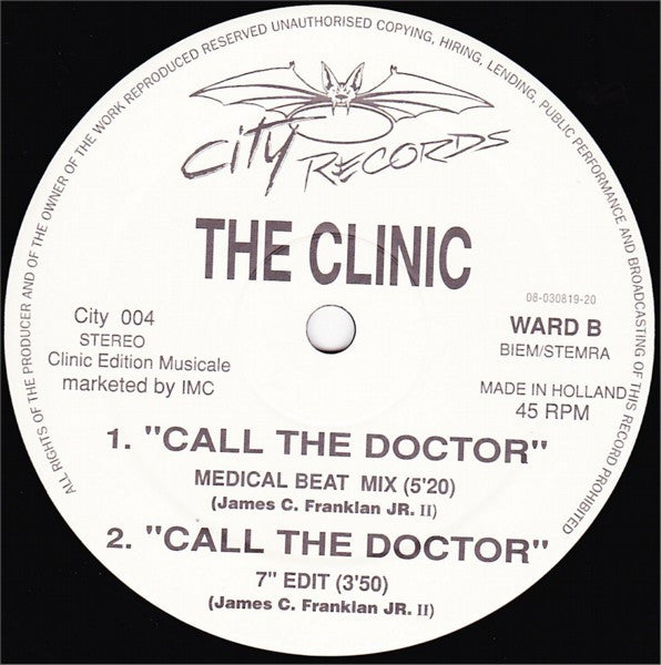 The Clinic (2) : Call The Doctor (12")