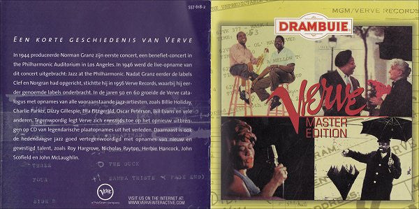 Various : Verve Master Edition Drambuie (CD, Comp, Smplr, Dig)