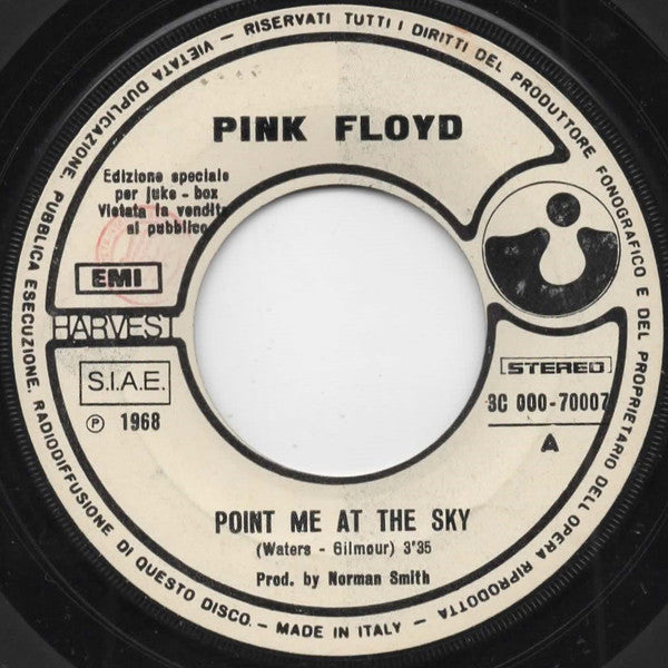 Pink Floyd / Suzi Quatro : Point Me At The Sky  / 48 Crash (7", Single, Jukebox)