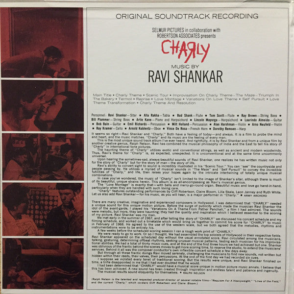 Ravi Shankar : Charly (LP, Album, RE, 180)