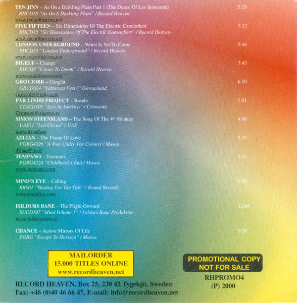 Various : Progressive Sampler (CD, Comp, Promo)