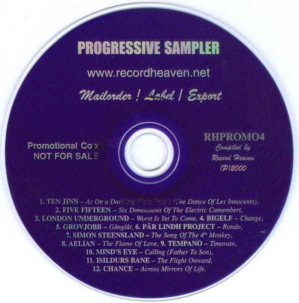 Various : Progressive Sampler (CD, Comp, Promo)