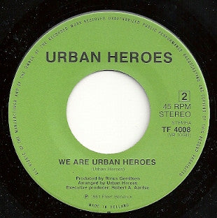 Alfred Lagarde, Urban Heroes : Gesprekken Over Verzekeringen / We Are Urban Heroes (7", Single, Promo)