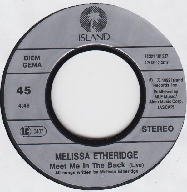 Melissa Etheridge : 2001 (7", Single)