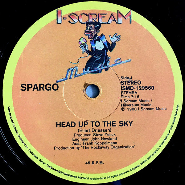 Spargo : Head Up To The Sky / Inside Your Heart (12")