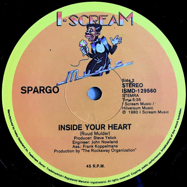 Spargo : Head Up To The Sky / Inside Your Heart (12")