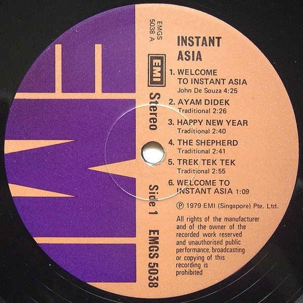 Various : Instant Asia (LP)