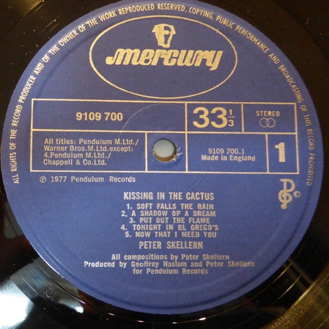Peter Skellern : Kissing In The Cactus (LP)