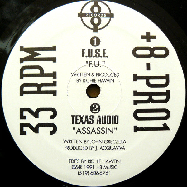 Groove Sector (3), F.U.S.E., Texas Audio : No Restrictions / F.U. / Assassin (12")