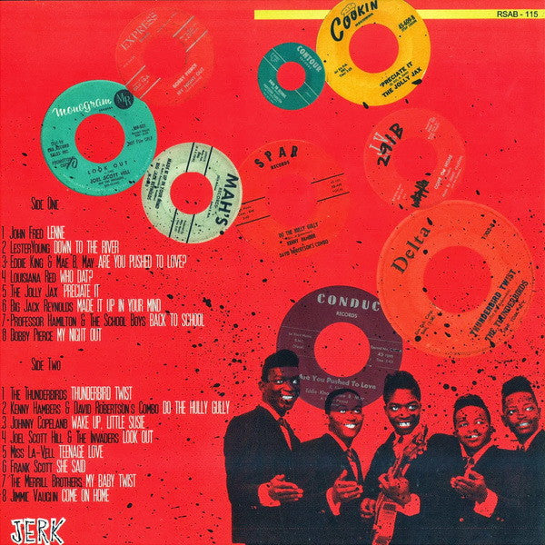 Various : The Jerk Boom! Bam! Vol. 5 Greasy Rhythm N' Blues And Nasty Soul Party (LP, Comp)