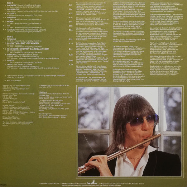 Chris Hinze : Baroque's Best - Bach Mozart Telemann Vivaldi (LP)