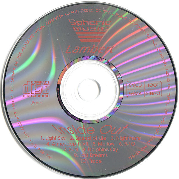 Lambert : Inside Out (CD, Album)
