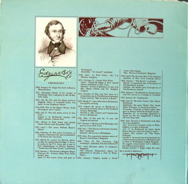 The Alan Parsons Project : Tales Of Mystery And Imagination (LP, Album, RE, Gat)