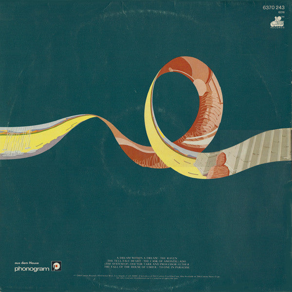 The Alan Parsons Project : Tales Of Mystery And Imagination (LP, Album, RE, Gat)