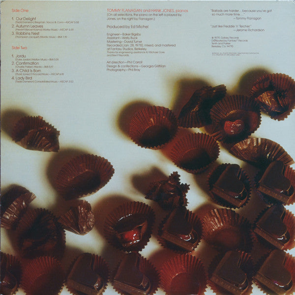 Tommy Flanagan And Hank Jones : Our Delights (LP, Album)