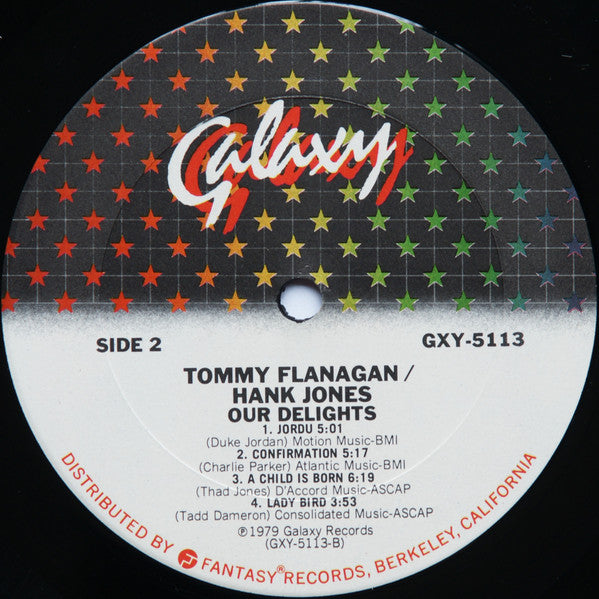 Tommy Flanagan And Hank Jones : Our Delights (LP, Album)