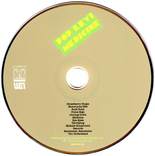 Pop Levi : Medicine (CD, Album, Promo)