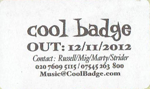 Pop Levi : Medicine (CD, Album, Promo)