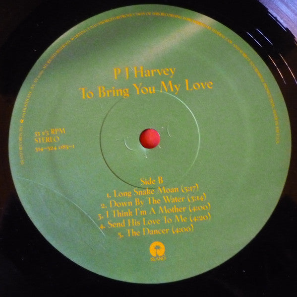 P J Harvey* : To Bring You My Love (LP, Album)