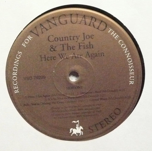 Country Joe And The Fish : Here We Are Again (LP, Album, RE)