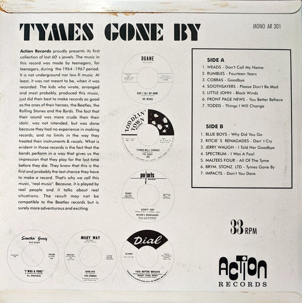 Various : Tymes Gone By (LP, Comp)