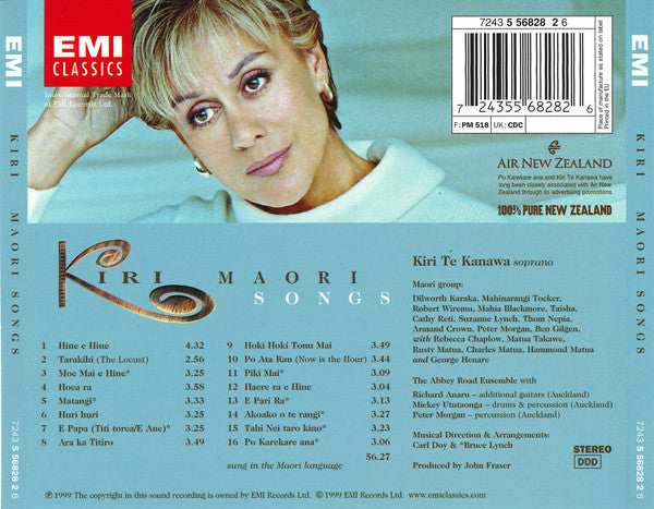 Kiri Te Kanawa : Maori Songs (CD, Album)