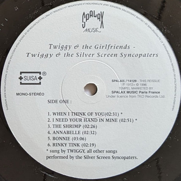 Twiggy (2) And The Silver Screen Syncopators : Twiggy And The Girlfriends (LP, Album, RE)