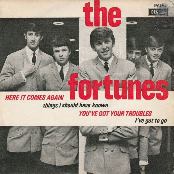 The Fortunes : Here It Comes Again (7", EP, Mono)