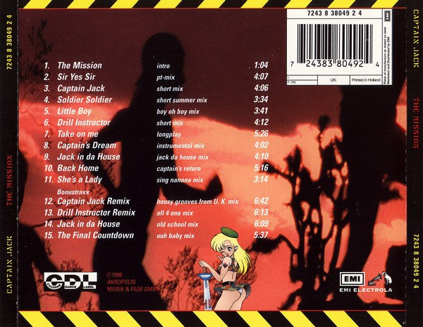 Captain Jack : The Mission (CD, Album)