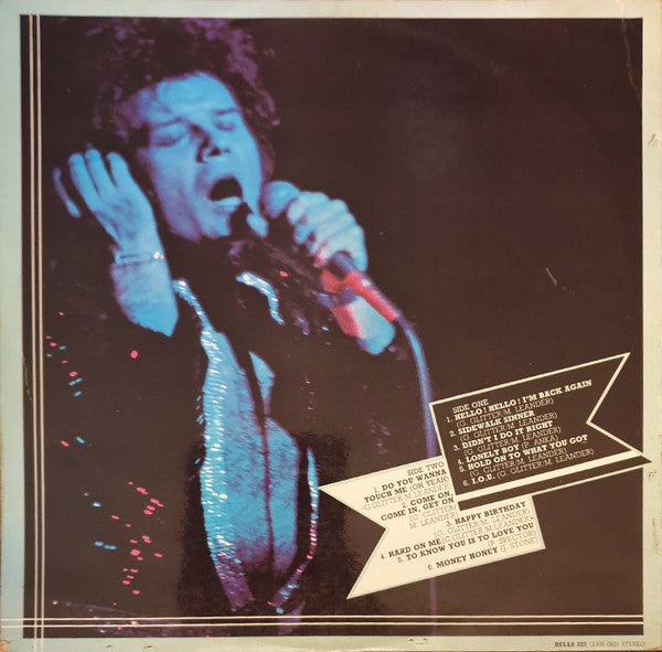 Gary Glitter : Touch Me (LP, Album, Gat)