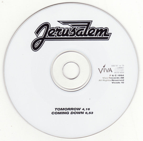 Jerusalem (3) : Tomorrow (CD, Single)