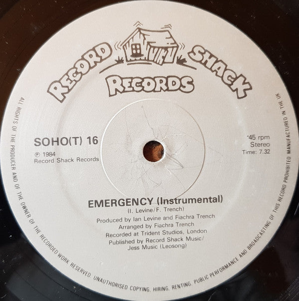Laura Pallas : Emergency! (12")