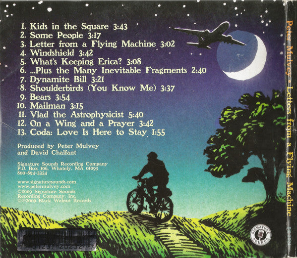 Peter Mulvey : Letters From A Flying Machine (CD, Album)