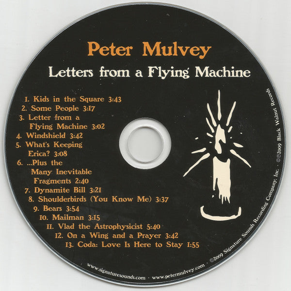 Peter Mulvey : Letters From A Flying Machine (CD, Album)