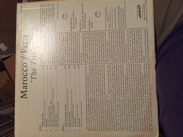 Frank Marocco And Ray Pizzi : The Trio (LP, Album)