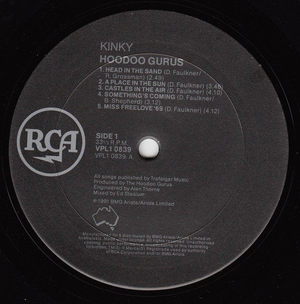 Hoodoo Gurus : Kinky (LP, Album, Gat)