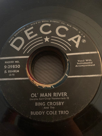 Bing Crosby And The Buddy Cole Trio : In A Little Spanish Town ('Twas On A Night Like This) (7")