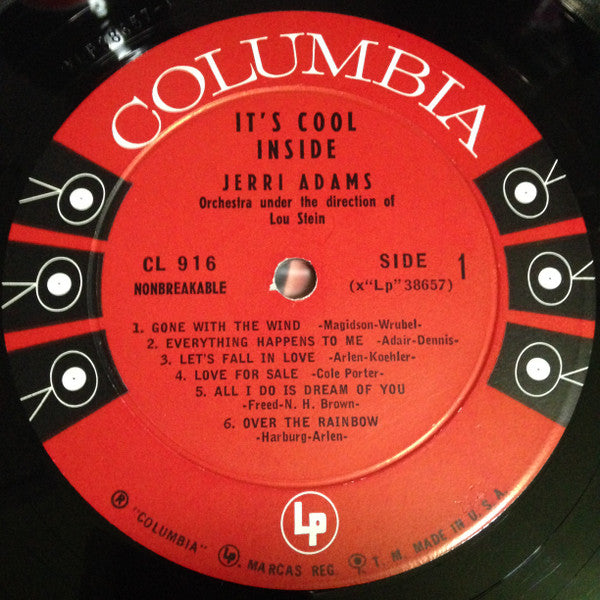 Jerri Adams : It's Cool Inside (LP, Album, Mono)