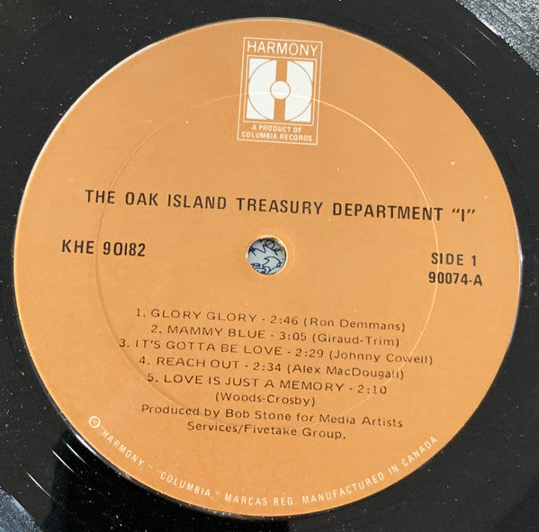 Oak Island Treasury Department : 1 (LP, Album, RE)