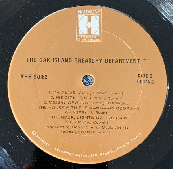 Oak Island Treasury Department : 1 (LP, Album, RE)