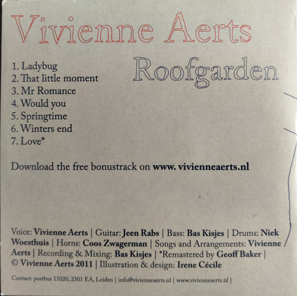 Vivienne Aerts : Roofgarden (CD, MiniAlbum)