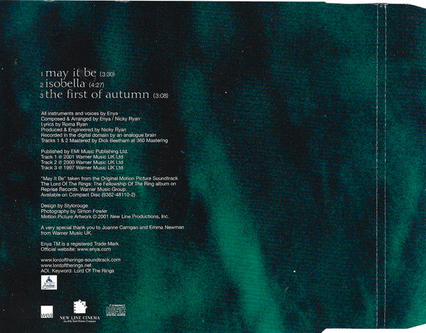 Enya : May It Be (CD, Maxi)