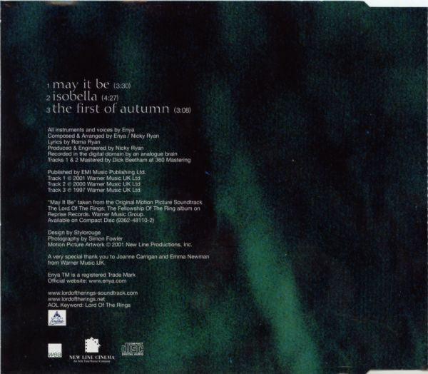 Enya : May It Be (CD, Maxi)
