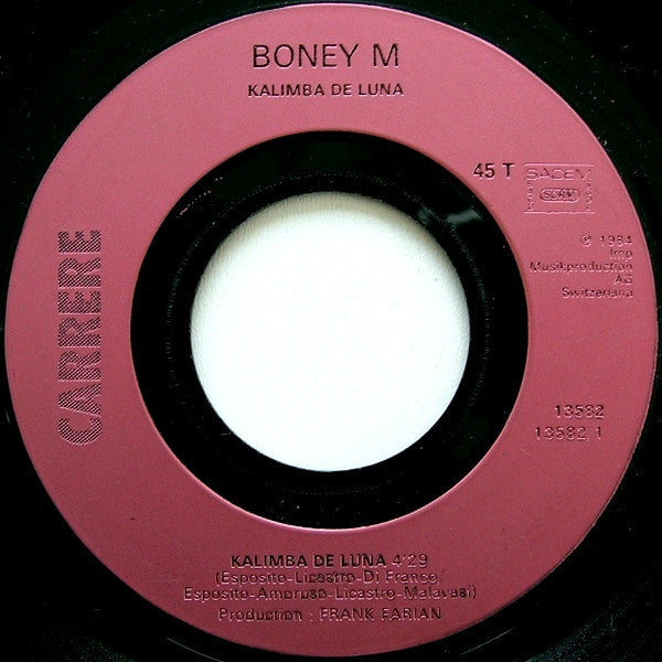 Boney M. : Kalimba De Luna (7", Single)