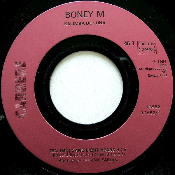 Boney M. : Kalimba De Luna (7", Single)