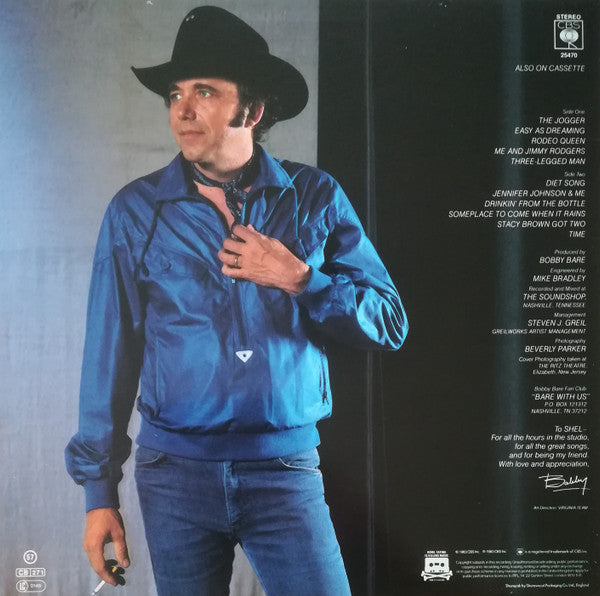 Bobby Bare : Drinkin' From The Bottle Singin' From The Heart (LP, Album)