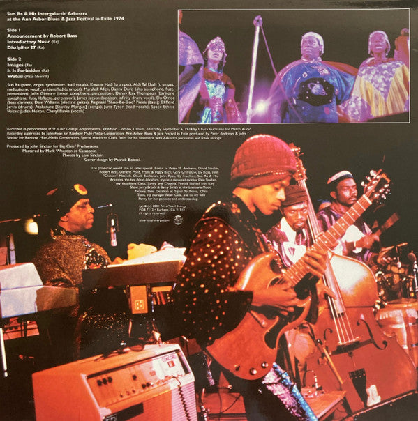 Sun Ra & His Intergalactic Arkestra* : At The Ann Arbor Blues & Jazz Festival In Exile 1974 - It Is Forbidden (LP, Mar)